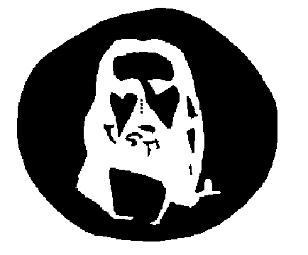 stare at the four dots in the middle for 20-30 seconds, then close your eyes. 